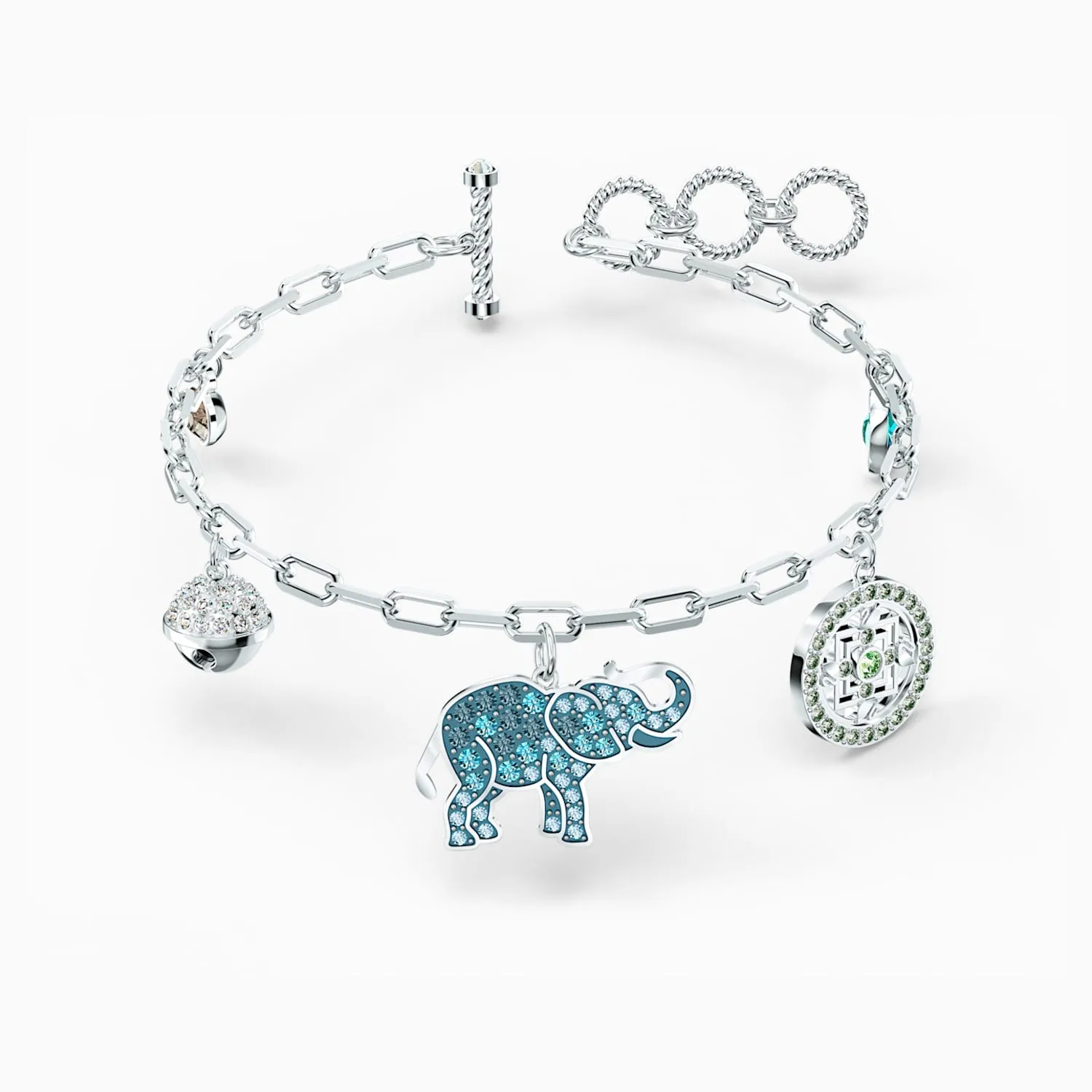 Swarovski Crystal Bracelet SYMBOLIC ELEPHANT BRACELET, Rhodium -5521444