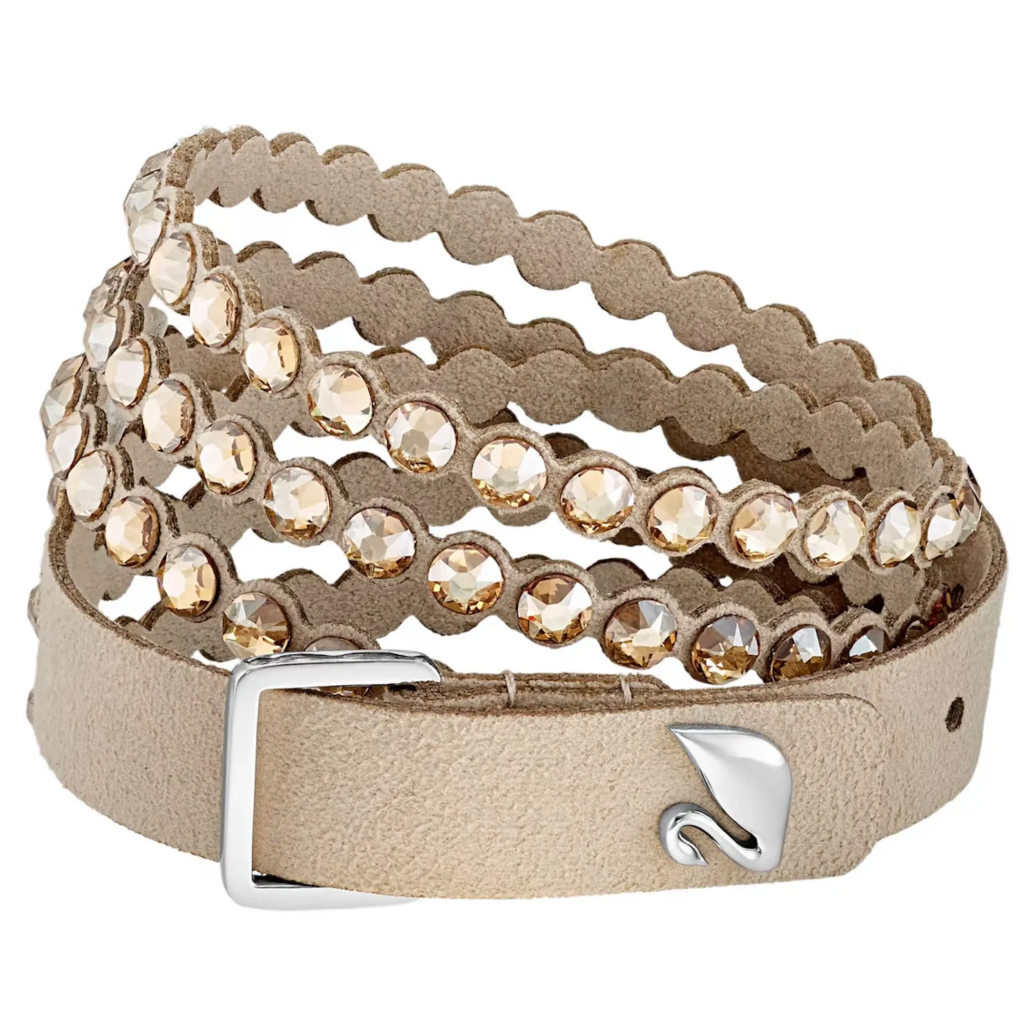 Swarovski Power Collection Bracelet, Beige, Rhodium plated -5494230