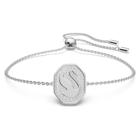 Swarovski Signum Bracelet, Swan, White, Rhodium Plated -5621099