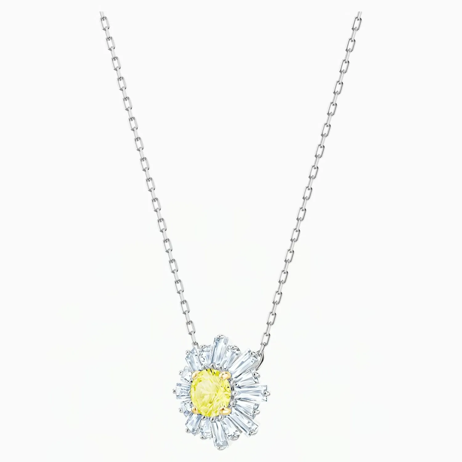 Swarovski SUNSHINE SET Studs & Necklace, Yellow -5480464