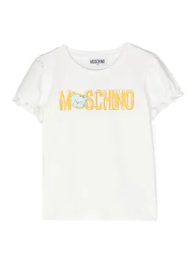 T-shirt Moschino bimba HDM063LBA08 bianca