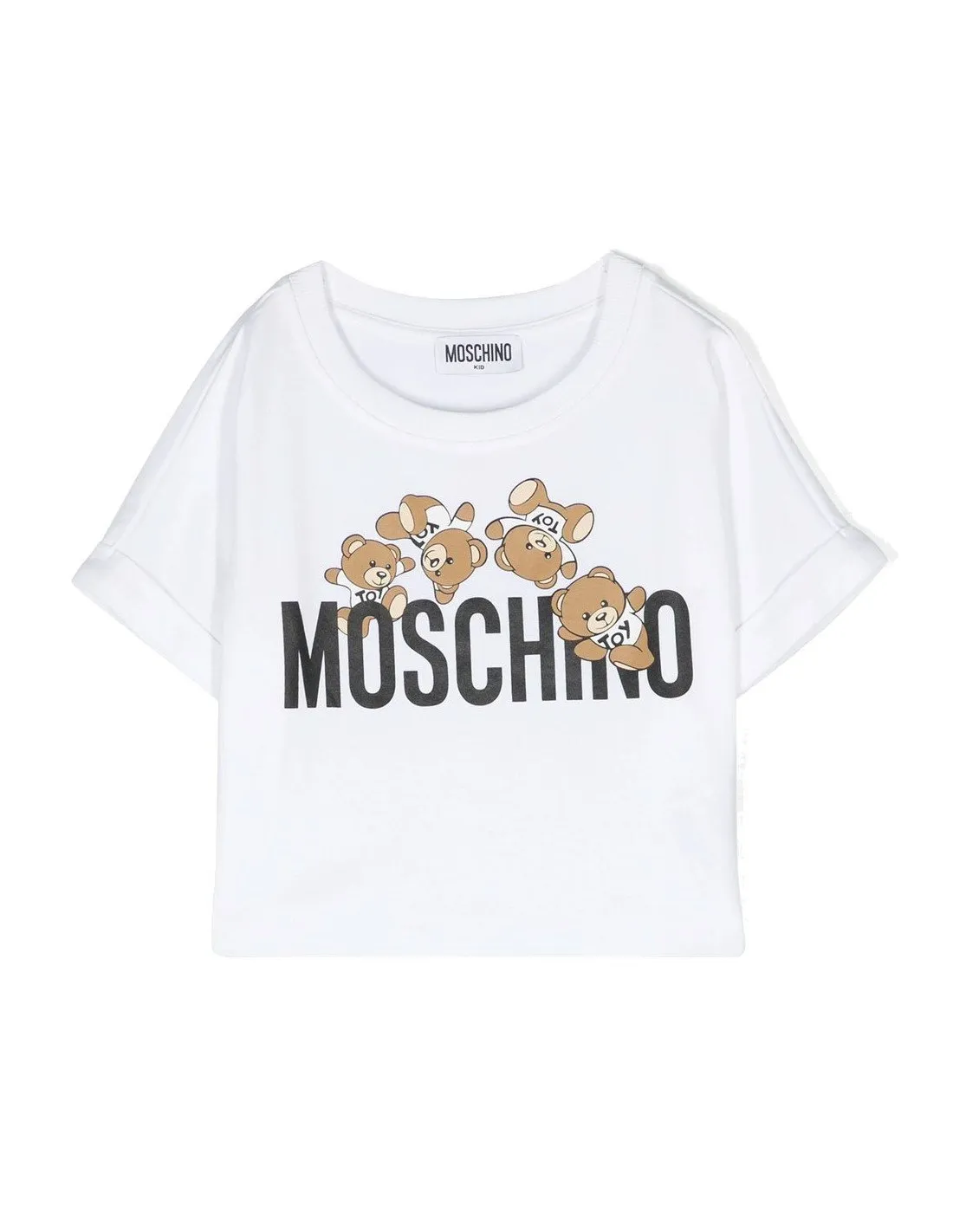 T-shirt Moschino bimba HDM068LBA00 bianca