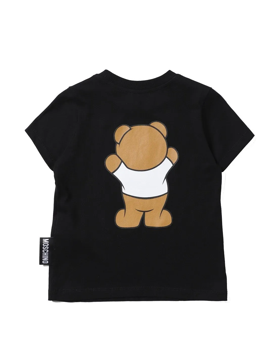 T-shirt Moschino bimbo HUM03ULAA0160100 nera AI22