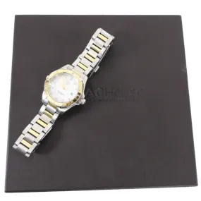 Tag Heuer Ladies Aqua Racer Mother of Pearl Diamond Two Tone Watch