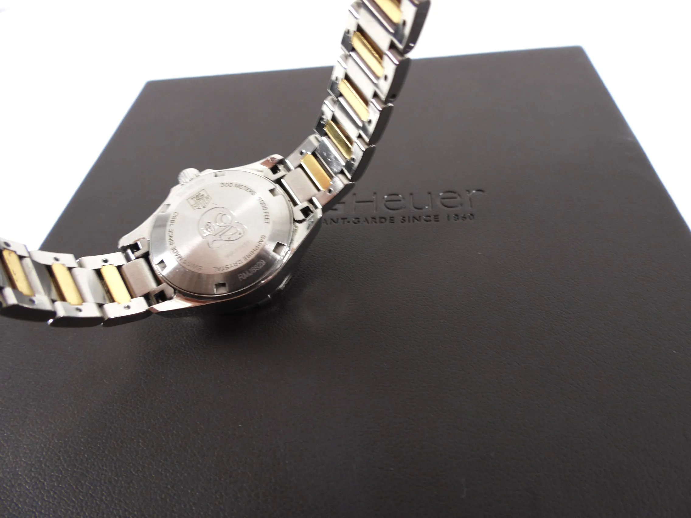 Tag Heuer Ladies Aqua Racer Mother of Pearl Diamond Two Tone Watch