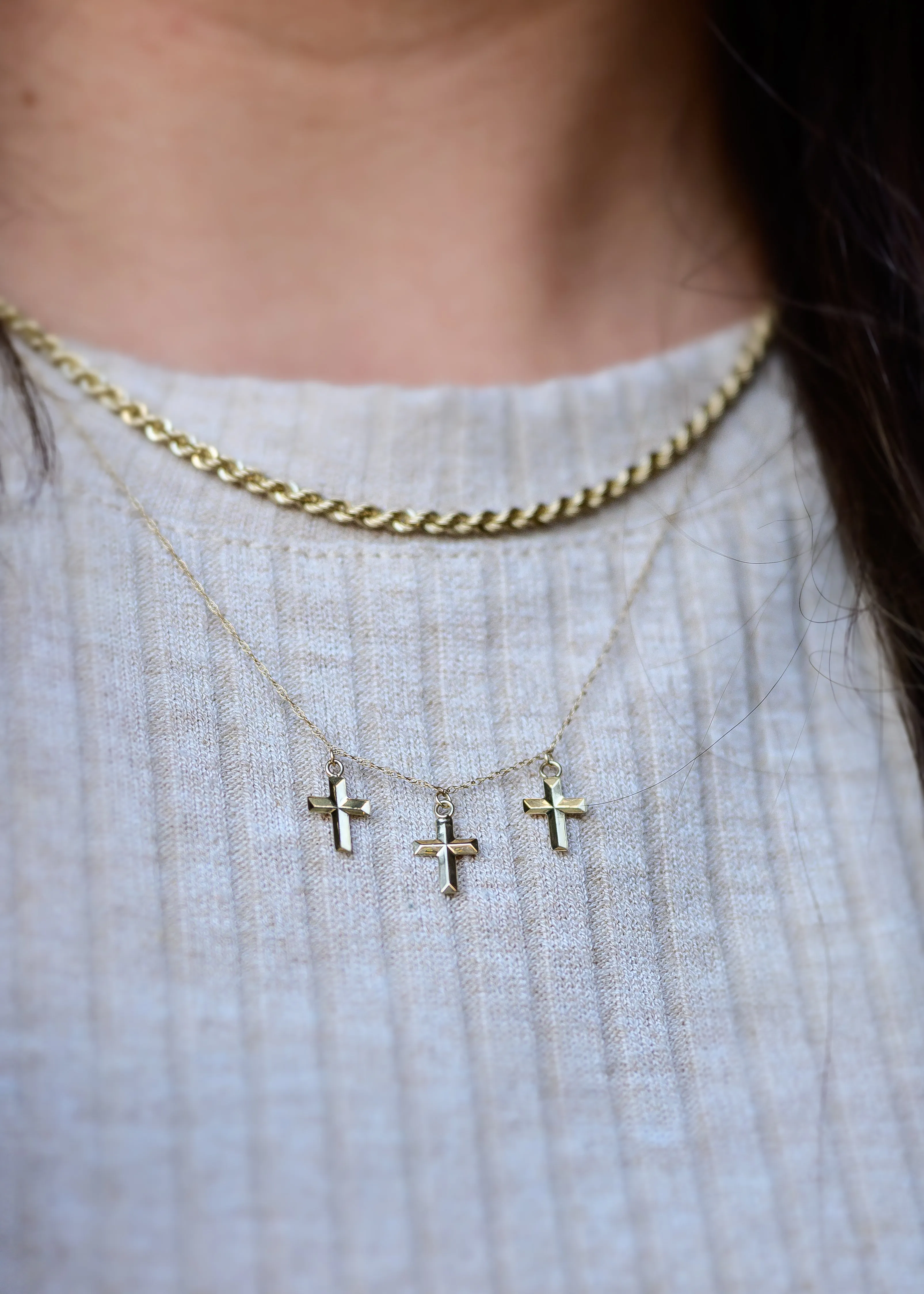 Three-Cross Pendant