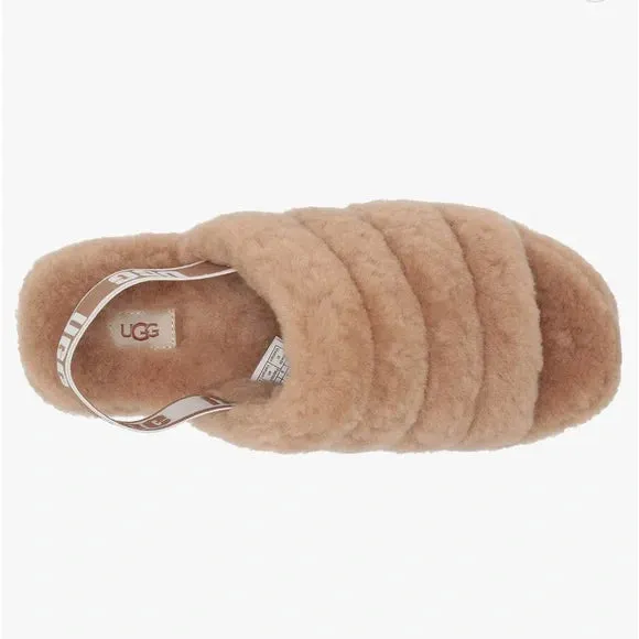 Ugg - Women's Fluff Yeah Slide (Chestnut)