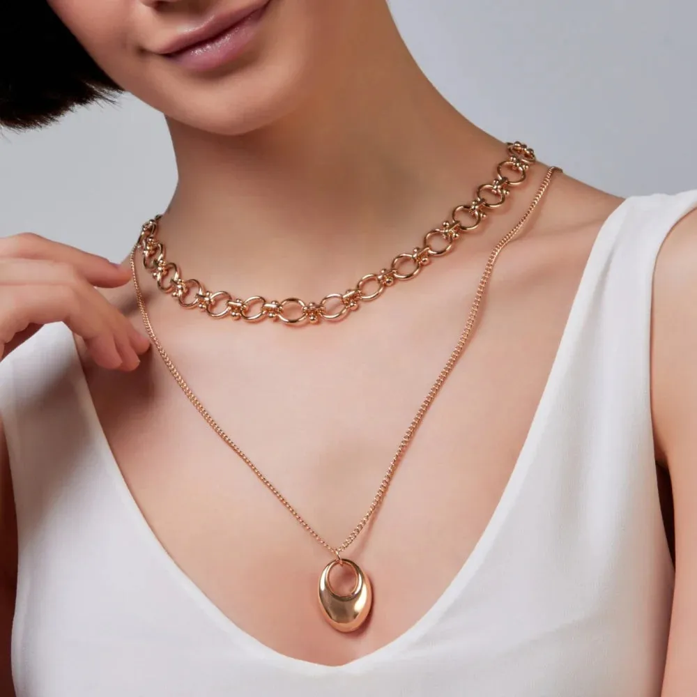 Zoe Gold Necklace- Knight & Day Jewellery